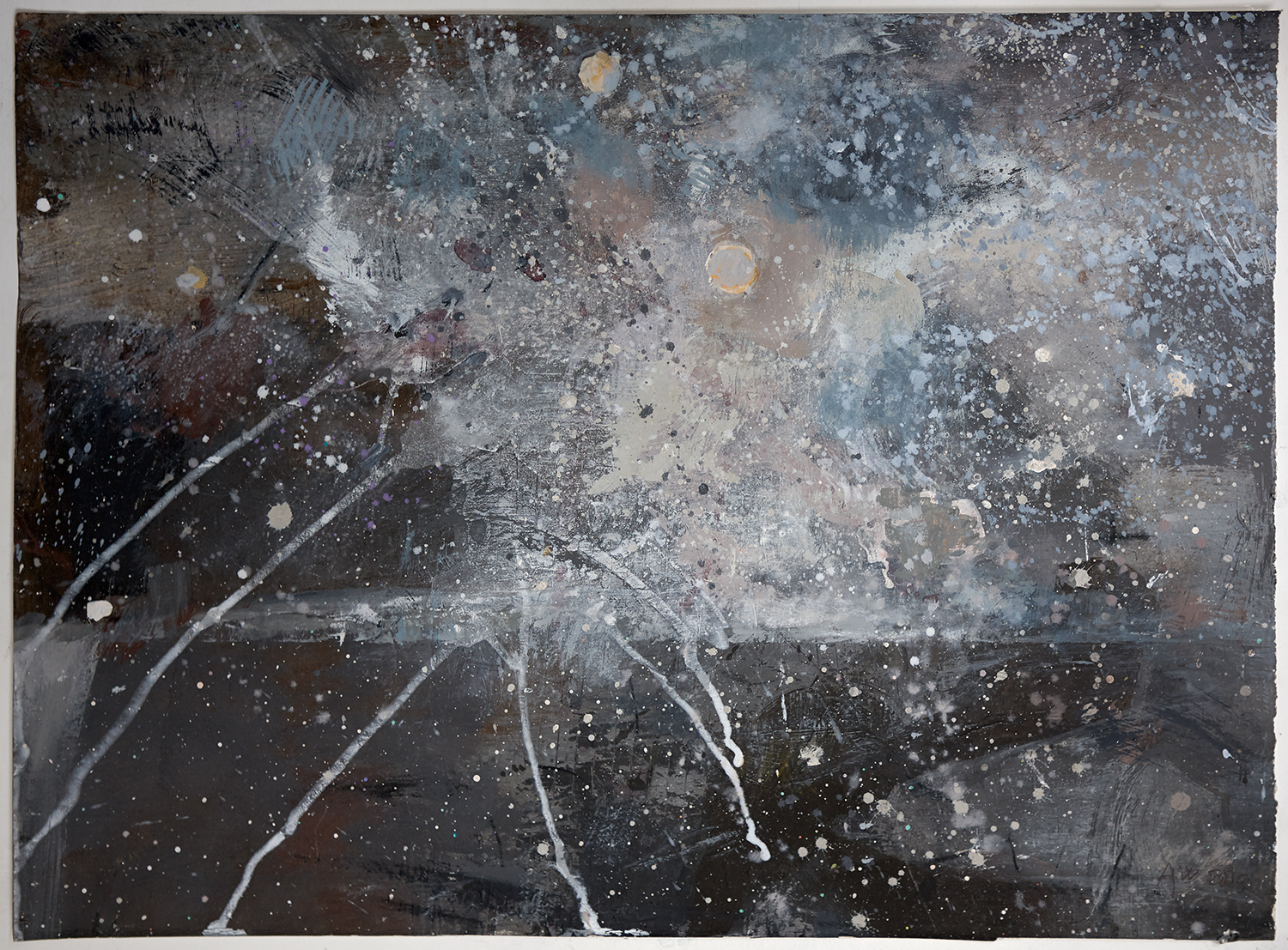 Driving Into The Storm 2017-19, 43 x 57 cm