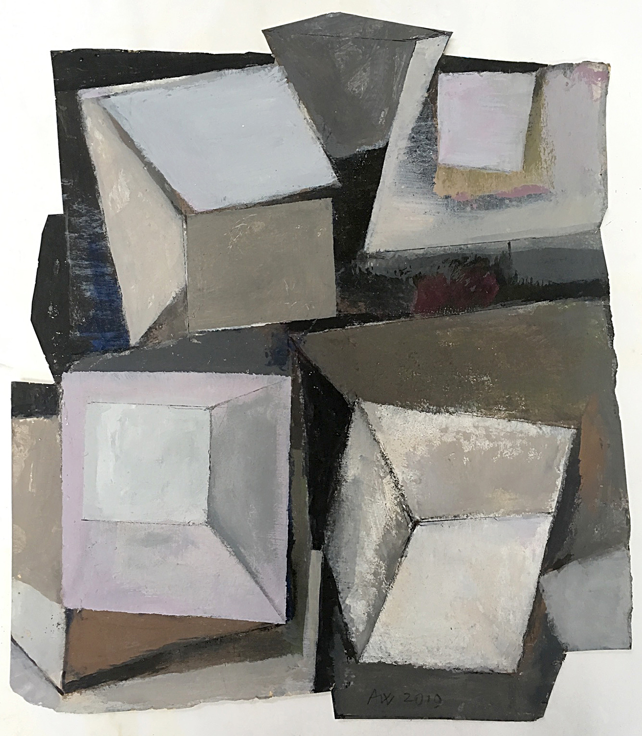 TCubism?! 2018-9, 42 x 37 cm