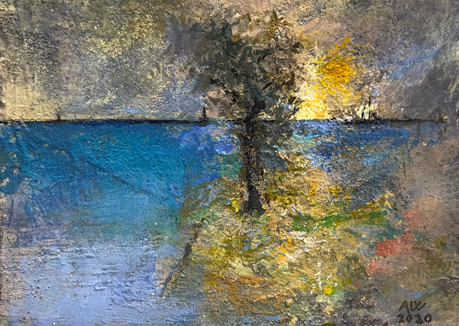 Treescape II 2020, 41 x 64 cm